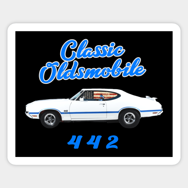 OLDSMOBILE 442 T-SHIRT Sticker by Cult Classics